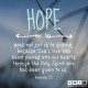 YMI Typography - Hope does not put us to shame because God’s love has been poured into our hearts through the Holy Spirit who has been given to us. - Romans 5:5
