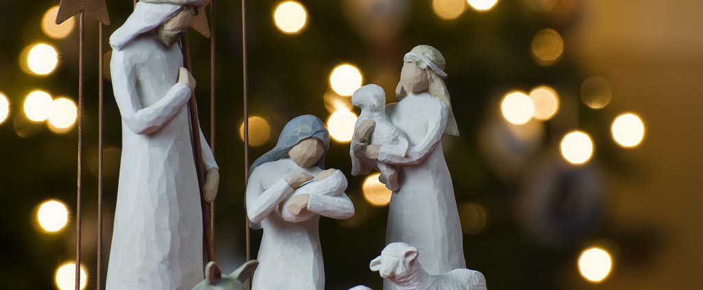 Wooden Nativity Scene