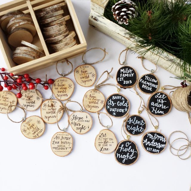 Birch Christmas Ornaments - YMI