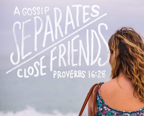 A gossip separates close friends