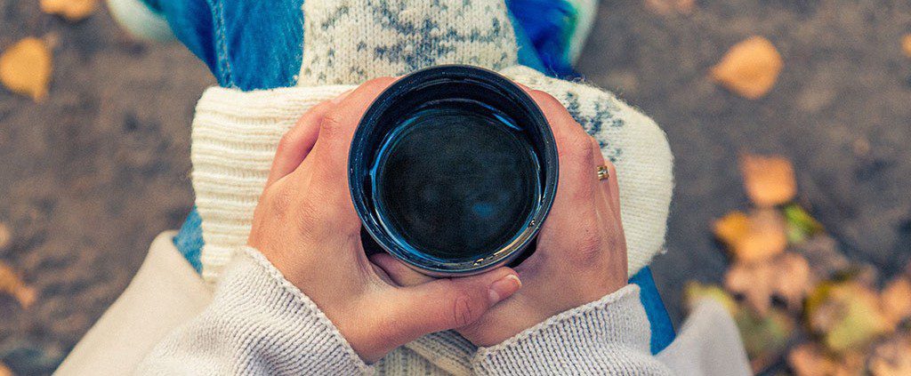 coffee cup in hands