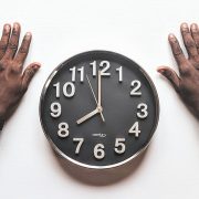 hands and clock
