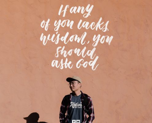 YMI Typography - If any of you lacks wisdom, you should ask God - James 1:5