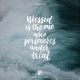YMI Typography - Blessed is the one who perseveres under trial. - James 1:12