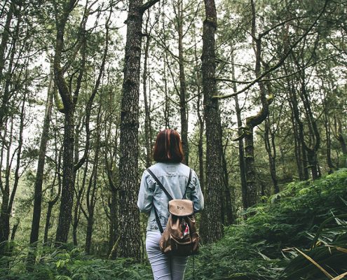 Girl alone in the forest - how to deal with the question why are you still single