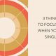 Colorful ring - 3 things to focus on when you're single