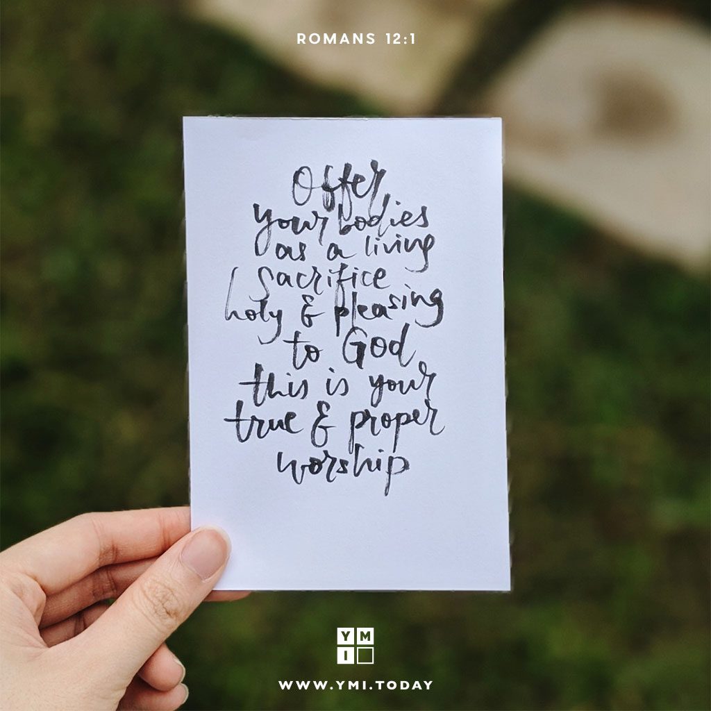 Typography: Romans 12:1 - YMI