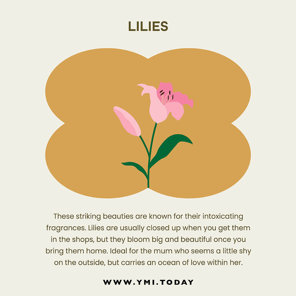graphic image of lilies