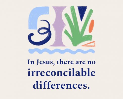 In Jesus, there are no irreconcilable differences