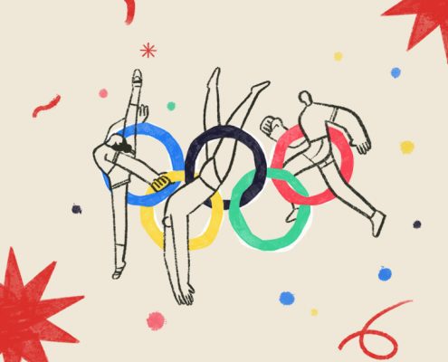 graphic image of olympic