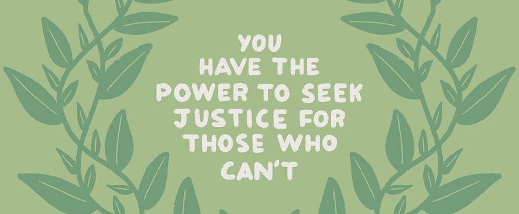 You have the power to seek justice for those who can't