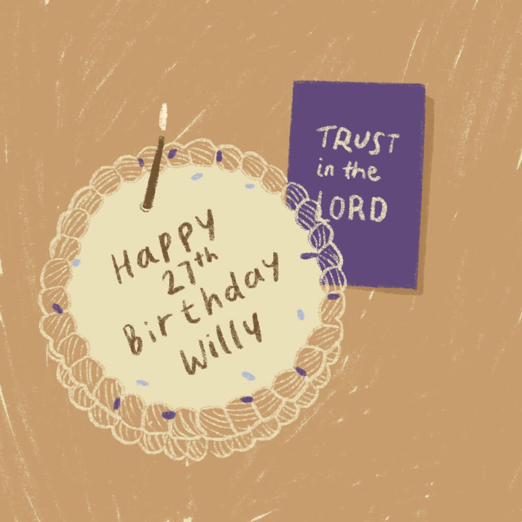 Illustration of a birthday cake