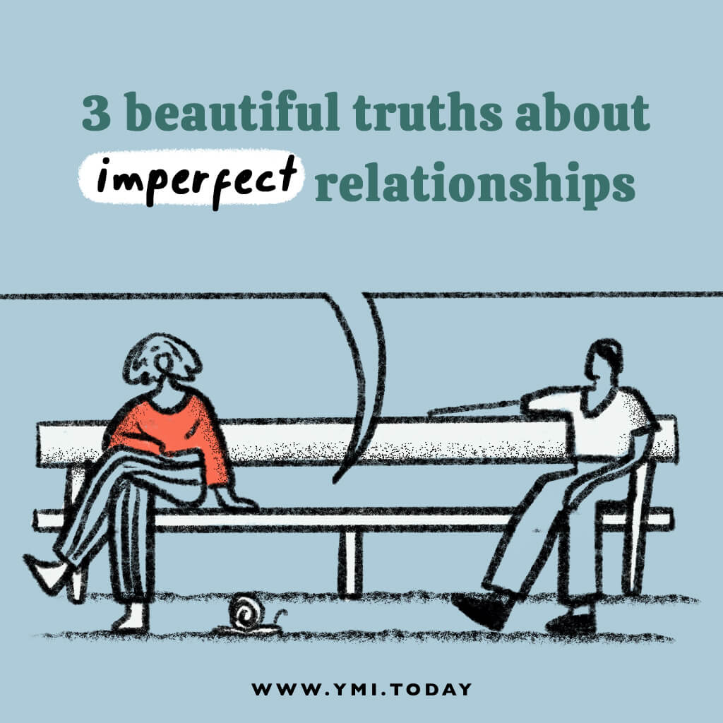 Illustration of a two people sitting far apart on a bench