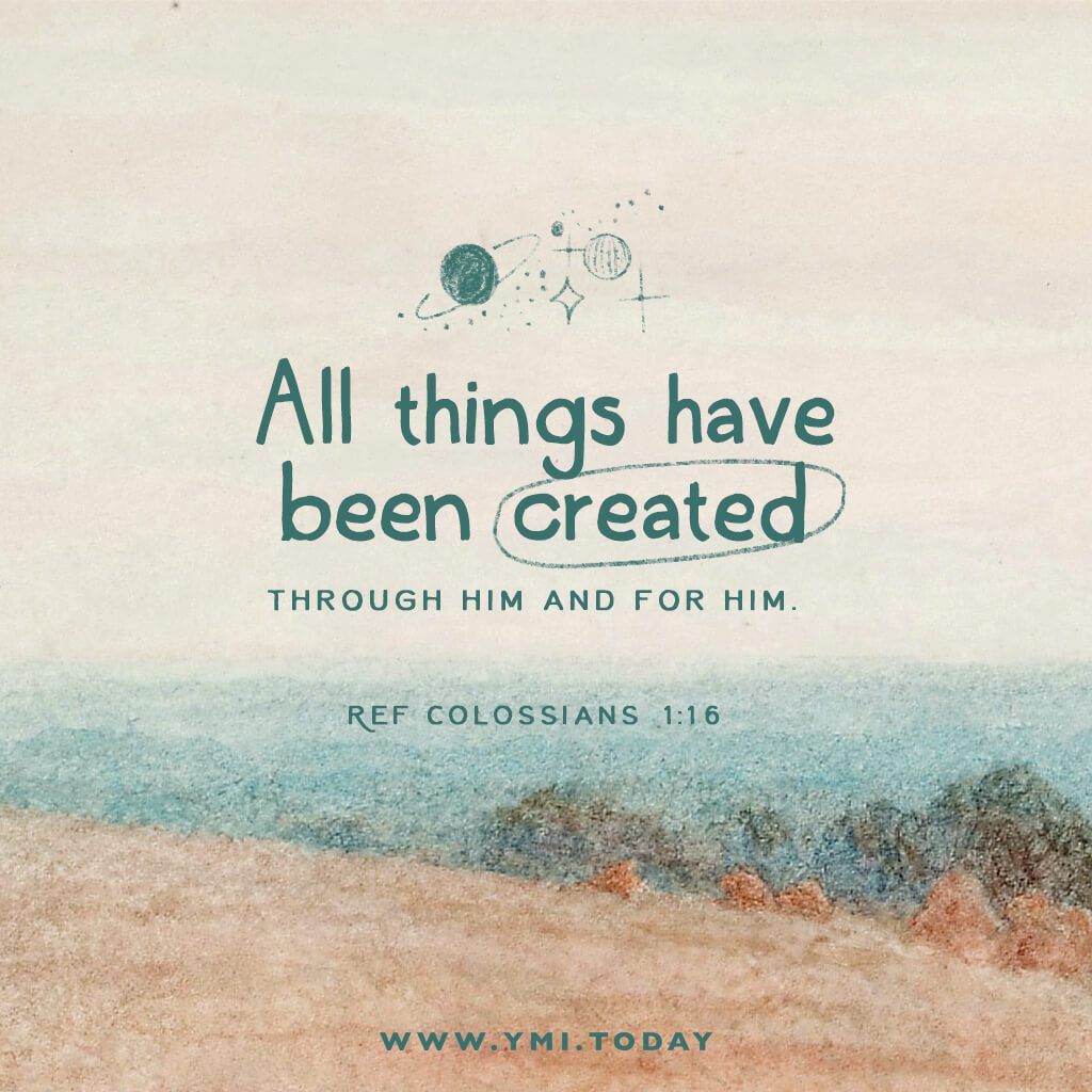 Typography: Colossians 1:16 - YMI