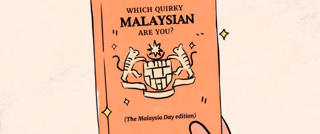 A hand holding a Malaysia Passport