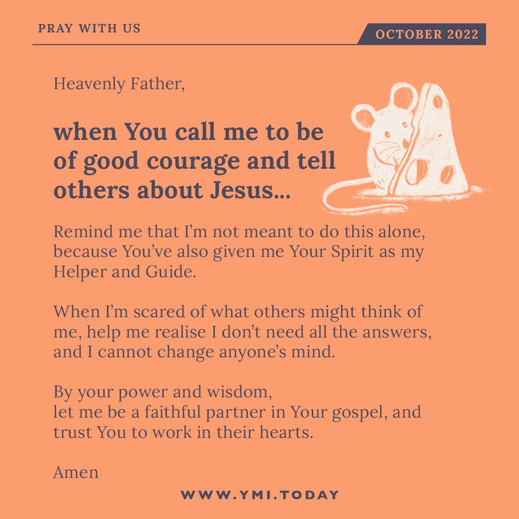 Prayer for Good Courage to Tell Others About Jesus