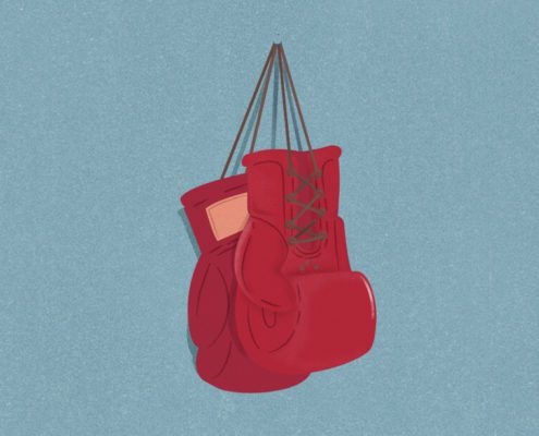 A pair of boxing glove