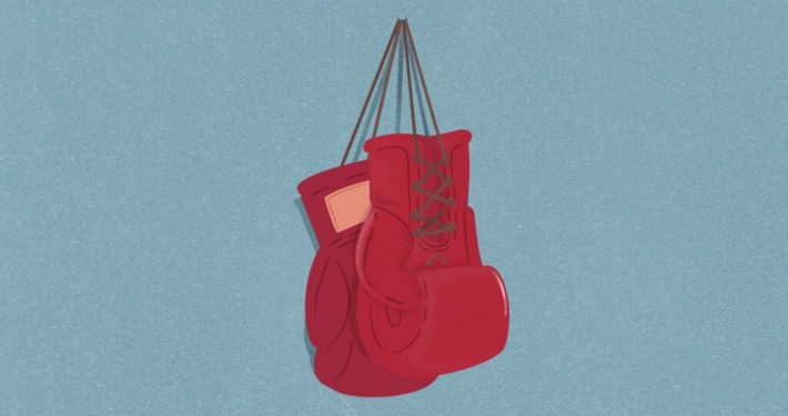 A pair of boxing glove