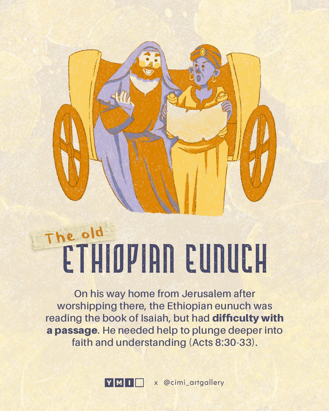 Illustration of Philip and the Ethiopian Eunuch