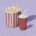a popcorn and a cold drink