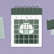 Working man trapped in calendar