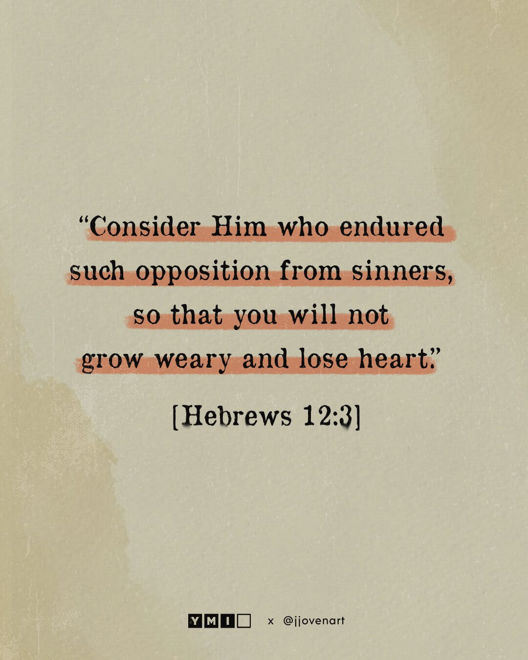 Hebrews 12:3 Text