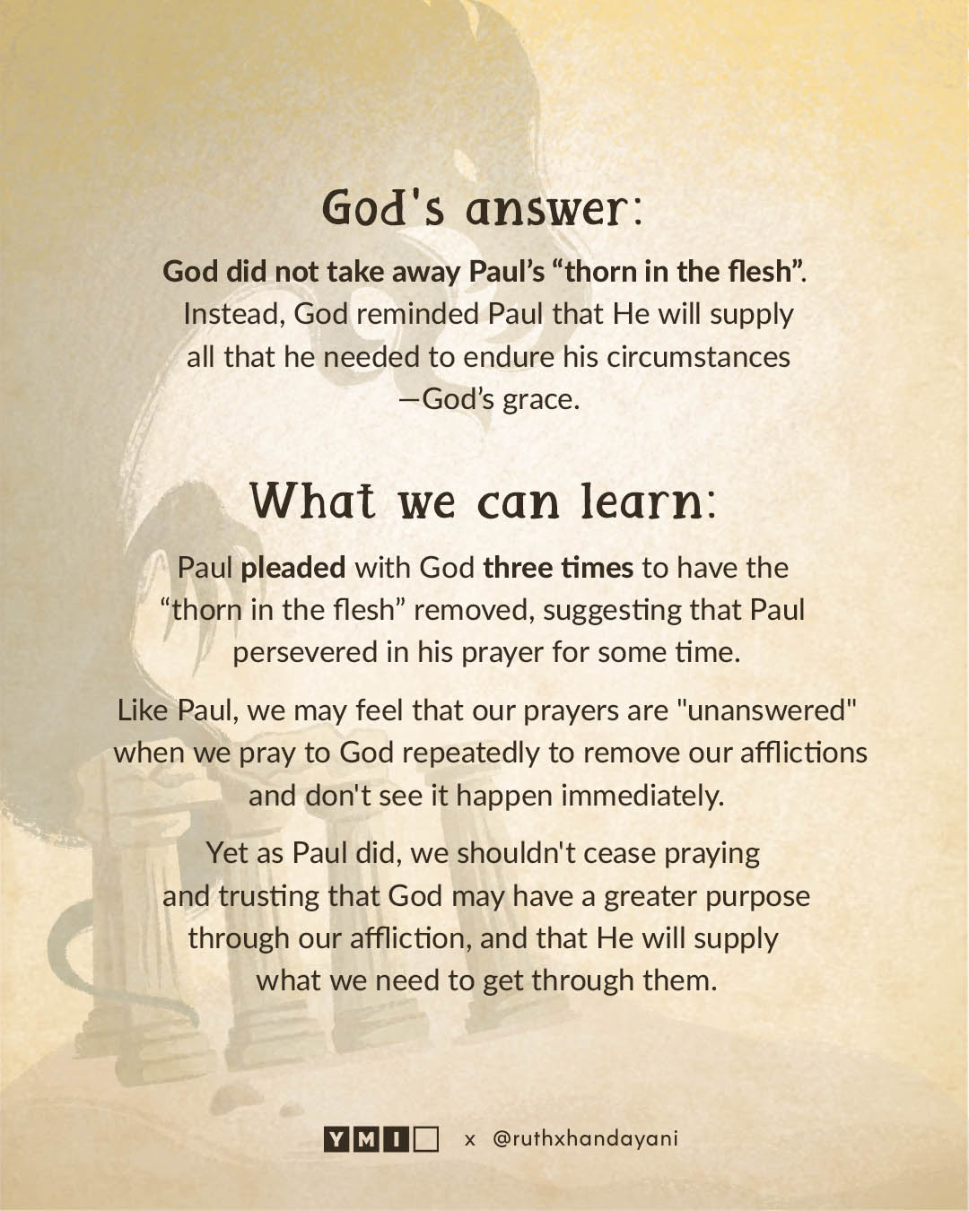 What we can learn from Paul's prayer