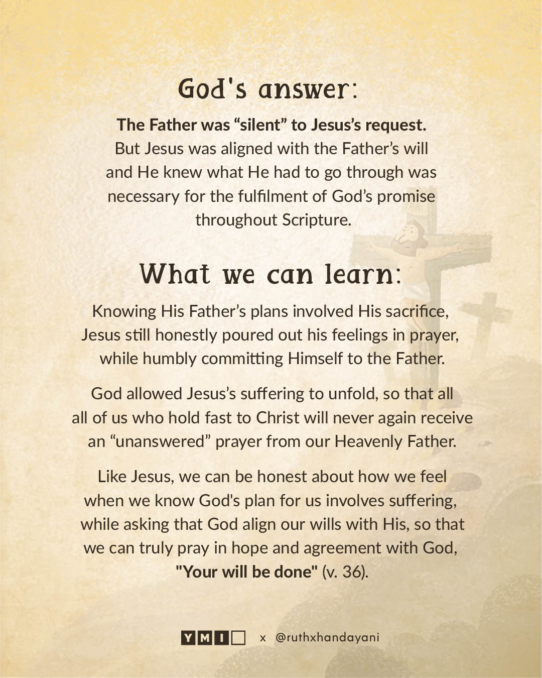 What we can learn from Jesus's prayer
