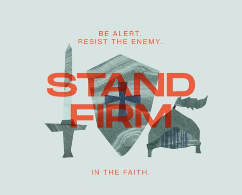 Be alert. Resist the enemy. Stand firm in the faith. (Ref. 1 Peter 5:8-9)