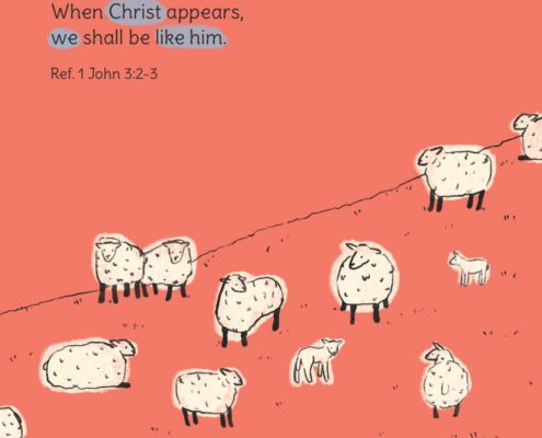 When Christ appears, we shall be like him. (Ref. 1 John 3:2-3)