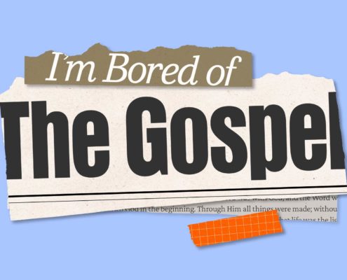 I'm bored of the gospel