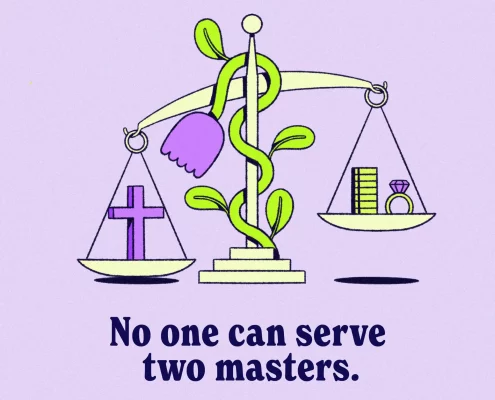 No one can serve two masters (ref. Matthew 6:24)