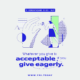 Whatever you give is acceptable if you give eagerly. (2 Corinthians 8:12, NLT)